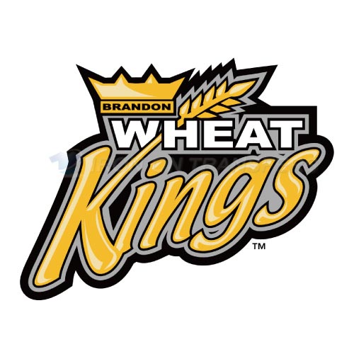 Brandon Wheat Kings Iron-on Stickers (Heat Transfers)NO.7486